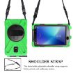 Green Shockproof Case for Samsung Galaxy Tab Active 2 with Strap & Slot - 3