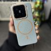 Xiaomi 13 TPU Phone Case - Blue Orange, Thin Circle, MagSafe Compatible - 2