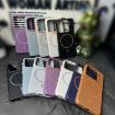 Xiaomi 13 Pro MagSafe Litchi Grain TPU Case Gold Brown - 3