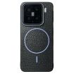 Xiaomi 15 Pro MagSafe TPU Case - Black Purple Litchi Grain - 1