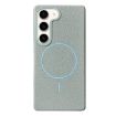 Galaxy S22+ 5G MagSafe Litchi Grain TPU Case (Light Blue) - 1