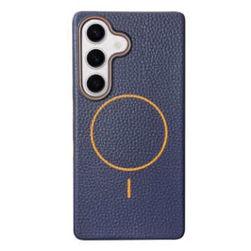 Samsung Galaxy S24 5G Dark Blue Orange MagSafe TPU Case - 1