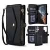 Galaxy S23 Ultra 5G Wallet Detachable Leather Case with Lanyard - 1
