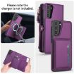 Samsung Galaxy S21 5G Leather Wallet Case with Lanyard (Dark Purple) - 3