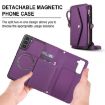 Galaxy S21 FE 5G Leather Wallet Case with Lanyard (Dark Purple) - 2