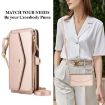 Samsung Galaxy A16 5G Wallet Leather Case with Lanyard, Rose Gold - 6