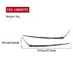 Forged Gold Foil Carbon Fiber Taillight Stickers for Corvette C8 2020+ - 2