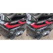 Forged Gold Foil Carbon Fiber Taillight Stickers for Corvette C8 2020+ - 5