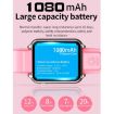 H1 1.54" Dual Camera Smart Watch with SIM/GPS/Temp (Silver Pink) - 6