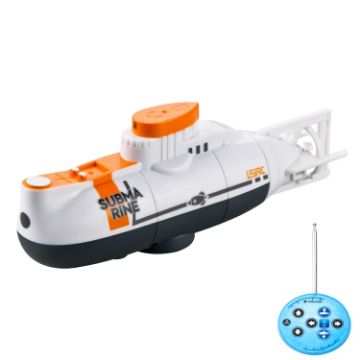 LSRC Children's Mini RC Submarine Toy with USB Charging (White) - 1