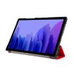 Red 3-Fold Skin Texture Case for Galaxy Tab A7 10.4 (2020) T500/T505 - 4