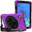 Lenovo Tab M8 (2020) Shockproof Case with Holder & Straps (Purple) - 6