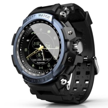 Lokmat MK28 1.4" FSTN Screen IP68 Waterproof Smart Watch Blue - 1