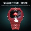 Lokmat OCEAN Smart Watch, 1.14" TFT, IP68, Sleep/Sport, Wine Red - 6