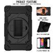 Samsung Tab A 8.0 2019 T290 360 Robot Case with Holder Black - 2