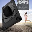 Samsung Tab A 8.0 2019 T290 360 Robot Case with Holder Black - 6