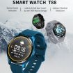 T88 Grey 1.28" Smart Watch, IP67, Temp/Sleep/Heart Monitoring - 4