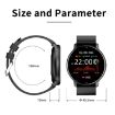 ZL02 1.28" Smart Watch, IP67 Waterproof, Supports Health Monitoring (Blue) - 3