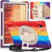 Shockproof Red Case for Galaxy Tab A7 10.4 (2020) with Straps - 2