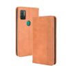Ulefone Note 11P Brown Leather Flip Case with Card Slots & Holder - 1