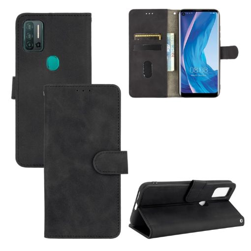 Ulefone Note 11P Black PU Leather Flip Case with Wallet & Holder - 1