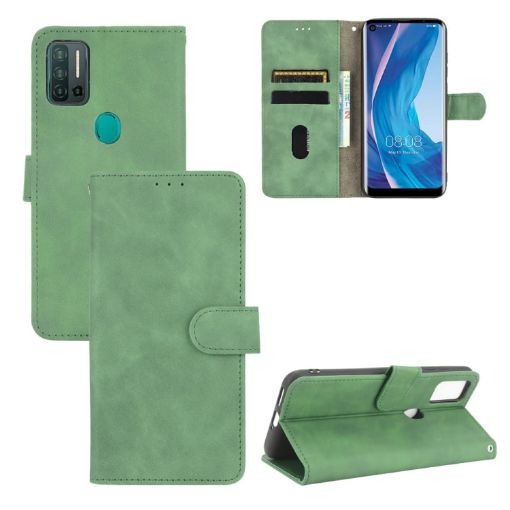 Ulefone Note 11P Green PU Leather Case with Holder & Card Slots - 1
