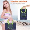 Galaxy Tab A7 10.4 T500/T505 Protective Case with Strap (Navy/Green) - 5