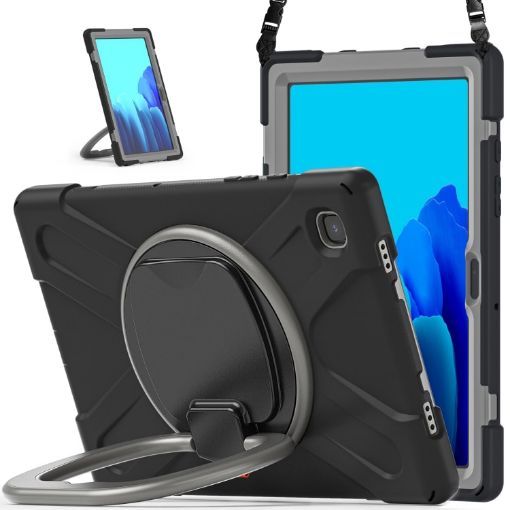 Galaxy Tab A7 10.4 (2020) T500/T505 Protective Case with Strap - 1