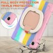 Galaxy Tab A7 10.4 Case with Holder & Strap, Silicone + PC, Pink - 3