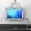 Galaxy Tab A7 10.4 Case with Holder & Strap, Silicone + PC, Blue - 4