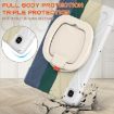 Galaxy Tab A7 10.4" T500/T505 Case: Silicone+PC, Holder & Strap, Green - 3