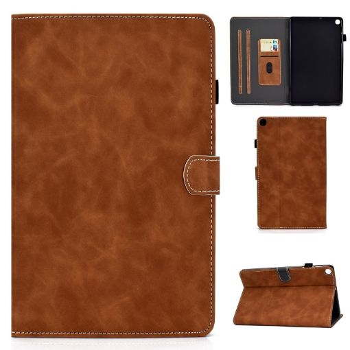 Cowhide Texture Leather Case for Samsung Galaxy Tab A7 Lite T220 - 1
