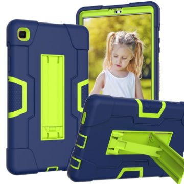 Samsung Galaxy Tab A7 10.4 Robot Shockproof Case (Navy/Yellow) - 1