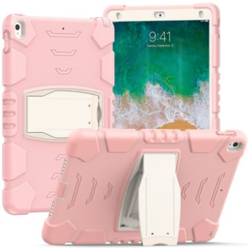 iPad Pro 10.5 Shockproof Case with Holder - Cherry Blossoms Pink - 1