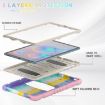 Samsung Galaxy Tab S6 T860 Pink Shockproof Case with Holder - 6