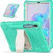 Samsung Galaxy Tab S6 T860 Shockproof Case with Holder, Mint Green - 2