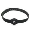 Shockproof Silicone Pet Collar Case for AirTag (Black) - 1