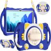 Samsung Galaxy Tab A7 10.4 Cat King Kids Shockproof Case, Dark Blue - 1