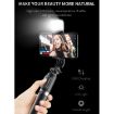 Q02S White Bluetooth Selfie Stick Tripod with Fill Light Holder - 3
