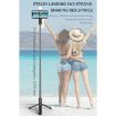 Q02S White Bluetooth Selfie Stick Tripod with Fill Light Holder - 6