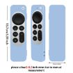 Red Silicone Case with Rope for Apple TV 4K 4th Siri Remote - 3