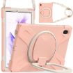 Samsung Galaxy Tab S7 FE T730 Case w/ Holder & Strap, Rose Gold - 3