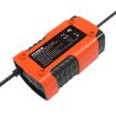 FOXSUR 2A 6V/12V Car/Motorcycle Smart Battery Charger, EU Plug, Red - 3