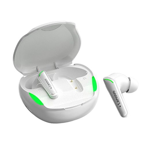 Lenovo XT92 TWS Bluetooth 5.1 Gaming Wireless Earphone - White - 1