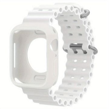 White Ocean Silicone Band & Case for Apple Watch 40mm/41mm - 1