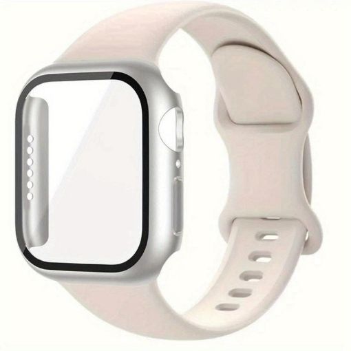 Starlight Silicone Band & Case for Apple Watch 40mm/41mm Butterfly Buckle - 1