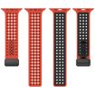 Magnetic Buckle Silicone Band for Apple Watch 46/49/45/44mm (Black Lime) - 6