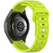 18mm Lime I-Shaped Solid Color Silicone Watch Band - 2
