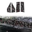 Gold Foil Carbon Fiber Roof Stickers for Corvette C8 2020+ (4pcs) - 1