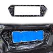 Blue Forged Gold Foil Carbon Fiber License Frame for Corvette C8 2020+ - 1